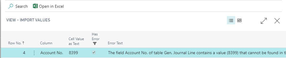 Import Wizard Error message detail Import Wizard Error message detail